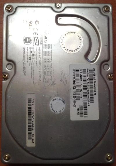 Лот: 3730194. Фото: 1. Quantum / Model: Fireballlct20... Жёсткие диски (HDD)