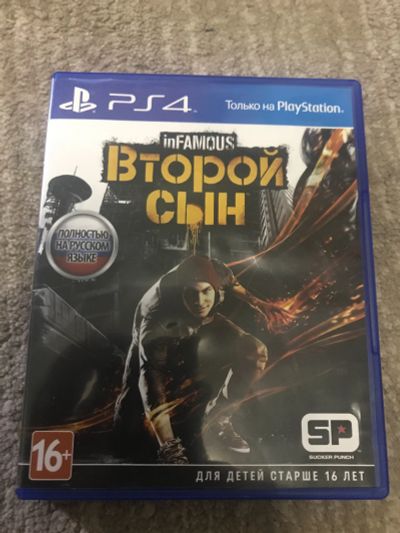Лот: 16991465. Фото: 1. Диск на PS4 In Famous Второй сын... Игры для консолей