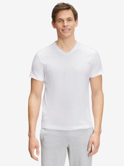 Лот: 22838690. Фото: 1. Мужская футболка FALKE, Белый. Другое (спортивная одежда)