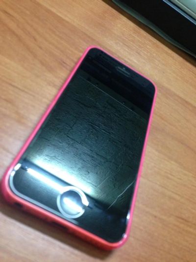 Лот: 6349579. Фото: 1. ipone 5c розовый полный комплект... Смартфоны
