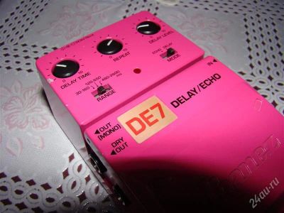 Лот: 1453894. Фото: 1. IBANEZ DE7 DELAY/ECHO PINK. Гитарные эффекты и комбоусилители
