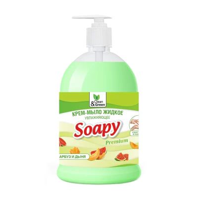 Лот: 20583394. Фото: 1. Крем-мыло жидкое "Soapy" арбуз... Бытовая химия