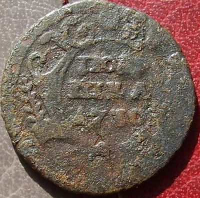 Лот: 4508651. Фото: 1. полушка 1730 год. Россия до 1917 года