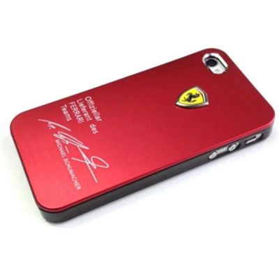 Лот: 10954148. Фото: 1. Чехол iPhone 4 4s металл ferrari. Чехлы, бамперы