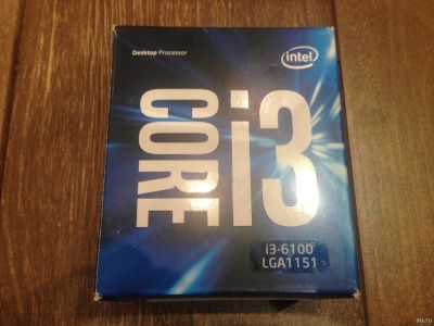 Лот: 13031989. Фото: 1. Процессор Intel Core i3-6100 и... Процессоры