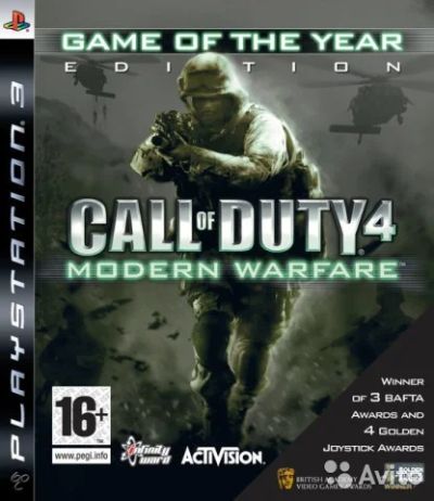 Лот: 1604861. Фото: 1. Call of Duty 4: Modern Warfare... Игры для консолей