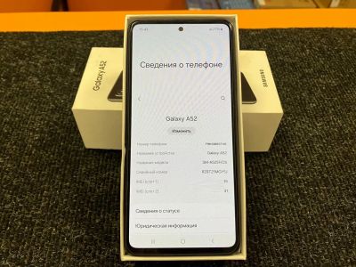 Лот: 25637278. Фото: 1. Б\У смартфон Samsung Galaxy A52... Смартфоны