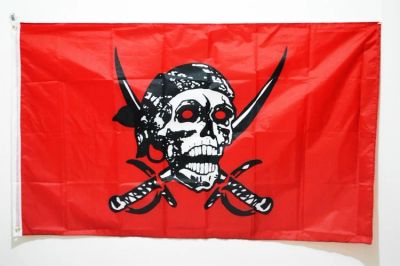Лот: 9118400. Фото: 1. Пиратский Флаг 150x90 см. Флаги, гербы