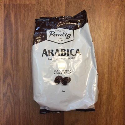 Лот: 14838909. Фото: 1. Кофе в зернах Paulig Arabica... Чай, кофе, какао