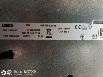 Лот: 17268071. Фото: 1. Варочная поверхность zanussi. Плиты, духовые шкафы, варочные поверхности
