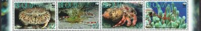 Лот: 10541248. Фото: 1. Бекия (Гренадины) 2010 WWF пс... Марки
