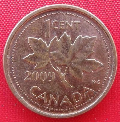 Лот: 2835101. Фото: 1. (№2634) 1 цент 2009 (Канада). Америка
