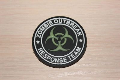 Лот: 3474736. Фото: 1. Нашивка на липучке "Zombie Outbreak... Другое (военно-спортивные игры)