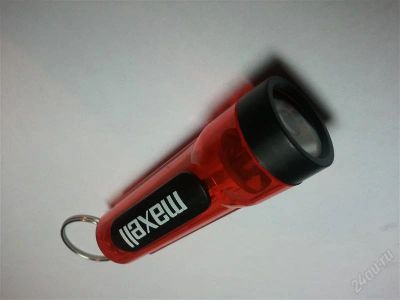 Лот: 1240376. Фото: 1. Фонарик MAXELL мини от батарейки... Фонарики