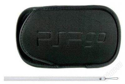 Лот: 1686150. Фото: 1. Мягкий черный чехол для PSP Go... Аксессуары для игровых приставок, консолей, геймпады