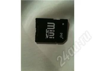 Лот: 272684. Фото: 1. переходник Mini SD-SD. Карты памяти