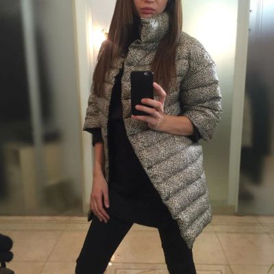 Лот: 6395475. Фото: 1. пуховик двусторонний CeLINE р-р... Верхняя одежда