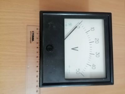 Лот: 24981752. Фото: 1. Вольтметр М381 0-50 В постоянного... Головки измерительные, индикаторы