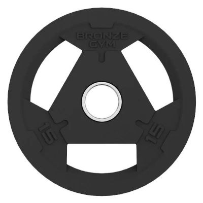 Лот: 25513496. Фото: 1. Диск олимпийский Bronze Gym обрезиненный... Штанги, блины