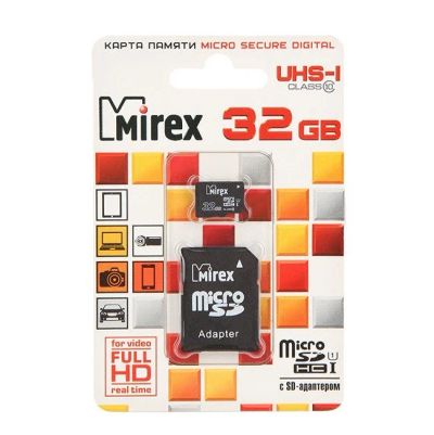 Лот: 11763716. Фото: 1. MicroSD 32 Gb MIREX. Карты памяти