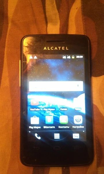 Лот: 6673279. Фото: 1. alcatel pixi анлройд все работает... Смартфоны