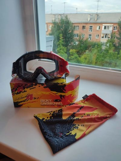 Лот: 23425773. Фото: 1. Маска Oakley Proven Mx Ricky Carmichel... Маски, очки