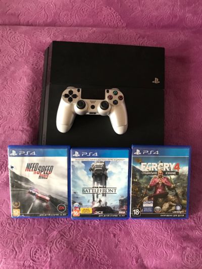 Лот: 11955877. Фото: 1. Playstation 4 FAT 500gb. Игровые приставки, консоли
