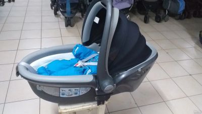 Лот: 18480554. Фото: 1. Немецкая лежачая автолюлька Britax... Детские автокресла