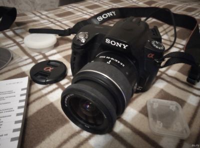 Лот: 15783150. Фото: 1. Зеркальный фотоаппарат SONY Alfa... Цифровые зеркальные