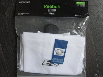 Лот: 8320532. Фото: 1. Гамаши Reebok SX100 белые размер... Другое (обмундирование и экипировка)