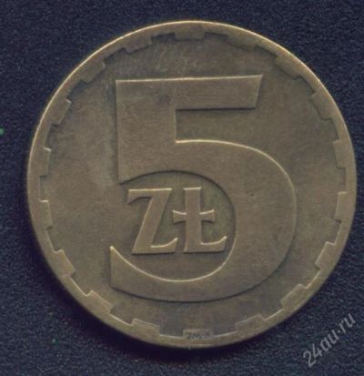Лот: 976759. Фото: 1. польша 5 злотых 1977. Европа
