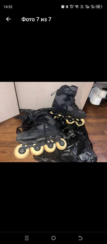 Лот: 25717555. Фото: 1. Ролики 🛼. Роликовые коньки, скейтборды, самокаты