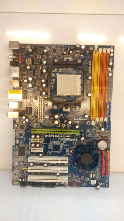 Лот: 4915067. Фото: 1. ASRock K10N78hSLI-GLAN. Материнские платы