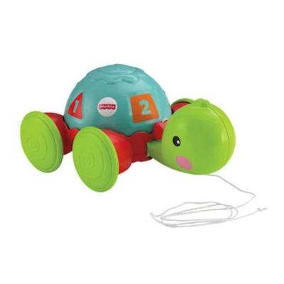 Лот: 9622325. Фото: 1. Каталка Fisher Price Черепаха. Развивающие