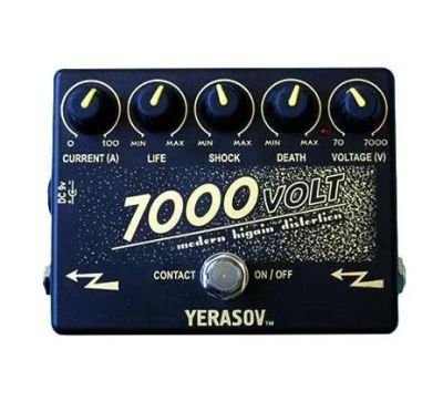 Лот: 15895918. Фото: 1. Педаль дисторшн Yerasov 7000 Volt. Гитарные эффекты и комбоусилители