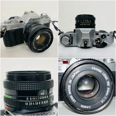 Лот: 20523995. Фото: 1. canon av-1 пленочная камера. Плёночные зеркальные