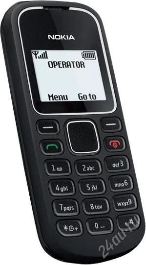 Лот: 1307527. Фото: 1. Nokia 1280 black. Кнопочные мобильные телефоны