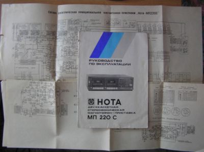 Лот: 7086024. Фото: 1. Руководство+Схема от кассетника... Другое (аудиотехника)