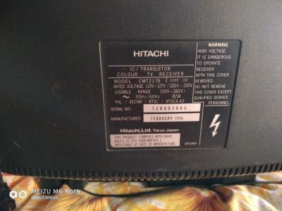 Лот: 14298829. Фото: 1. Телевизор Hitachi. Телевизоры
