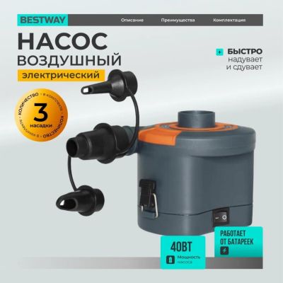 Лот: 24086248. Фото: 1. Насос воздушный электрический... Насосы садовые, мотопомпы