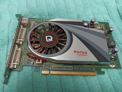 Лот: 24593530. Фото: 1. Видеокарта winfast px 7600gt 256mb... Видеокарты