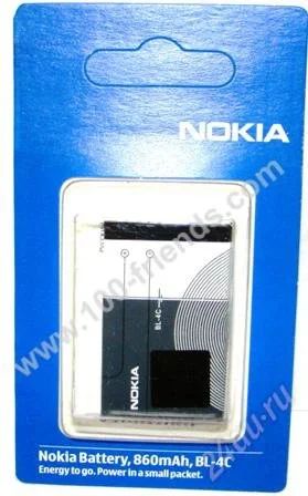 Лот: 1810447. Фото: 1. Аккумулятор оригинал Nokia BL-4C... Аккумуляторы