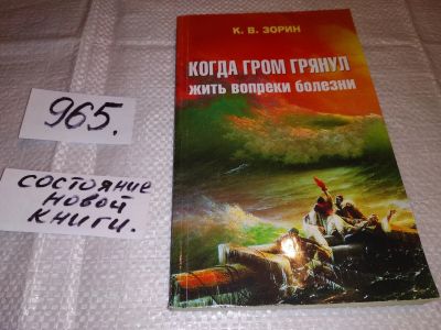 Лот: 14944582. Фото: 1. Зорин К. В., Когда гром грянул... Популярная и народная медицина