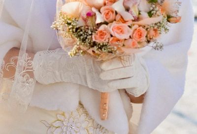 Лот: 3120870. Фото: 1. Свадебные перчатки (можно под... Другое (свадебная мода)