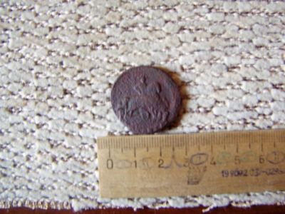Лот: 5708343. Фото: 1. Нечастая копейка 1789 года е.м... Россия до 1917 года