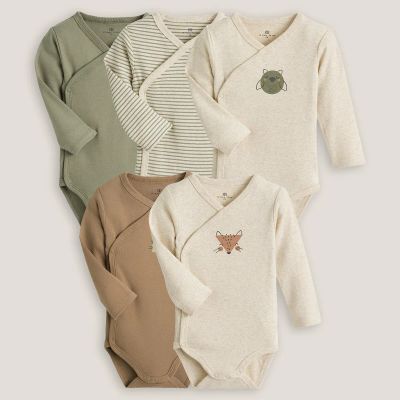 Лот: 24245039. Фото: 1. Комплект из пяти боди для LaRedoute. Ползунки, распашонки, слипы