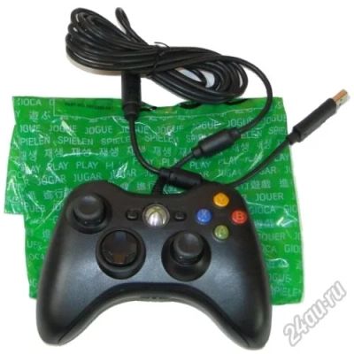 Лот: 5658003. Фото: 1. Джойстик проводной XBOX 360 для... Аксессуары, геймпады