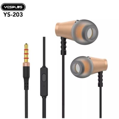 Лот: 22147632. Фото: 1. ГАРНИТУРА YESPLUS YS-203 Gold. Наушники, гарнитуры