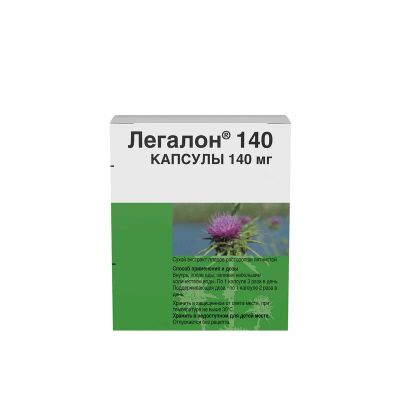 Лот: 24620978. Фото: 1. Легалон 140 мг капсулы 30 шт. Лекарства