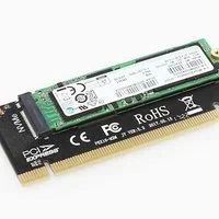 Лот: 10848872. Фото: 1. Адаптер M.2 NVME SSD для PCI-e... Платы расширения, контроллеры, доп. порты